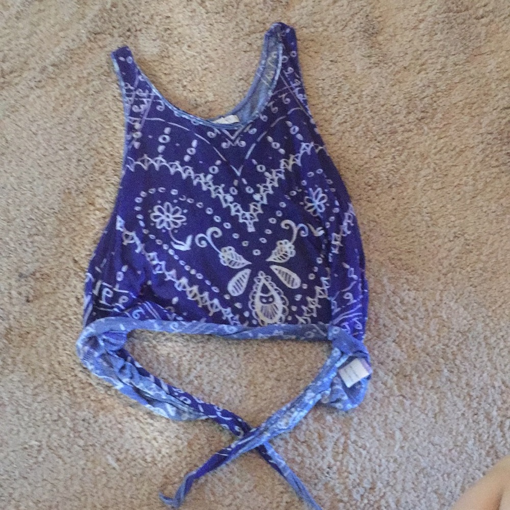 bandana print back cross body